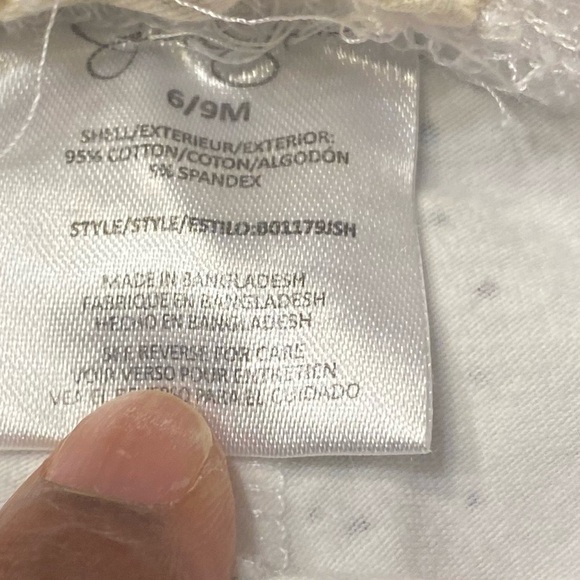 Girl's Jessica Simpson Cherry Leggings and red tank top set size 6-9 months - Picture 5 of 7